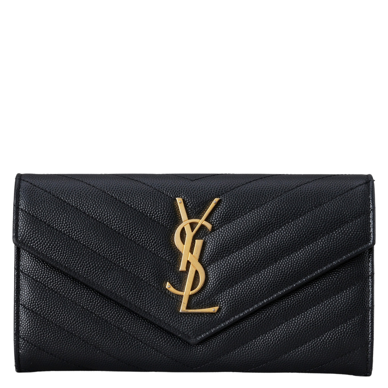 YVES SAINT LAURENT(USED)생로랑 372264 모노그램 장지갑